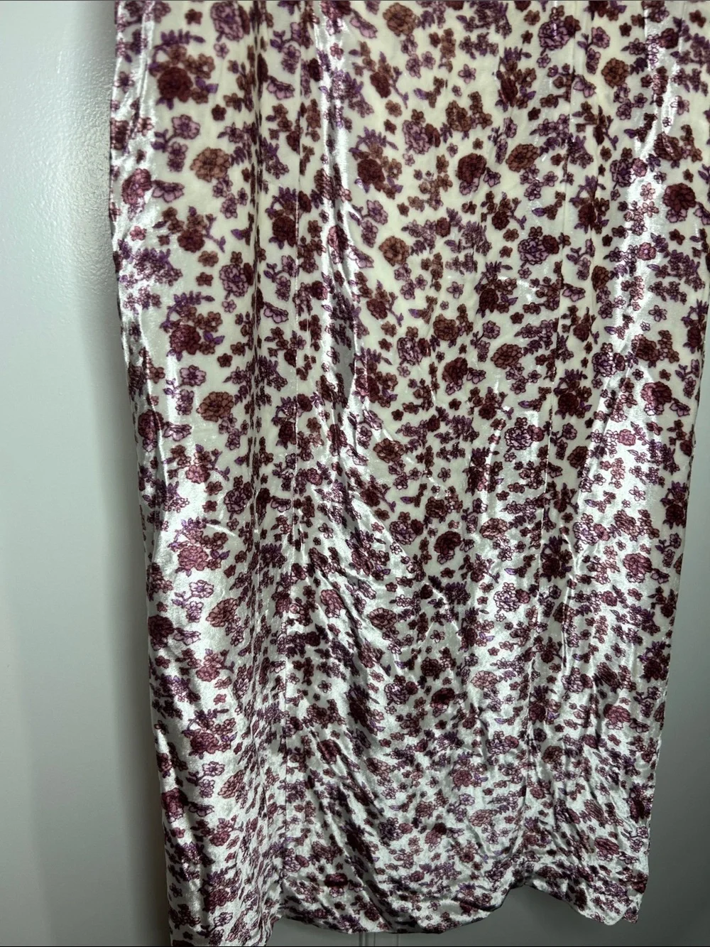 J.Crew Collection Velvet Floral Slip Dress | Luxe Romantic Midi Dress